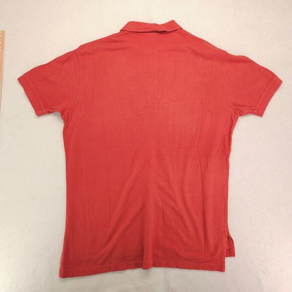 Polo by Ralph Lauren Collared Short Sleeve Polo Shirt Mens Size Large L Salmon - Picture 9 of 9
